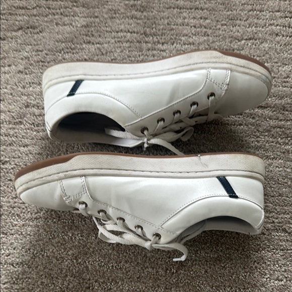 Sperry Women's White Leather Top-sider Sneakers - Picture 4 of 9